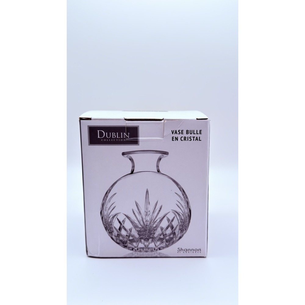 Dublin Crystal Bubble Vase Glass|Home Decor|Flower Holder|New
